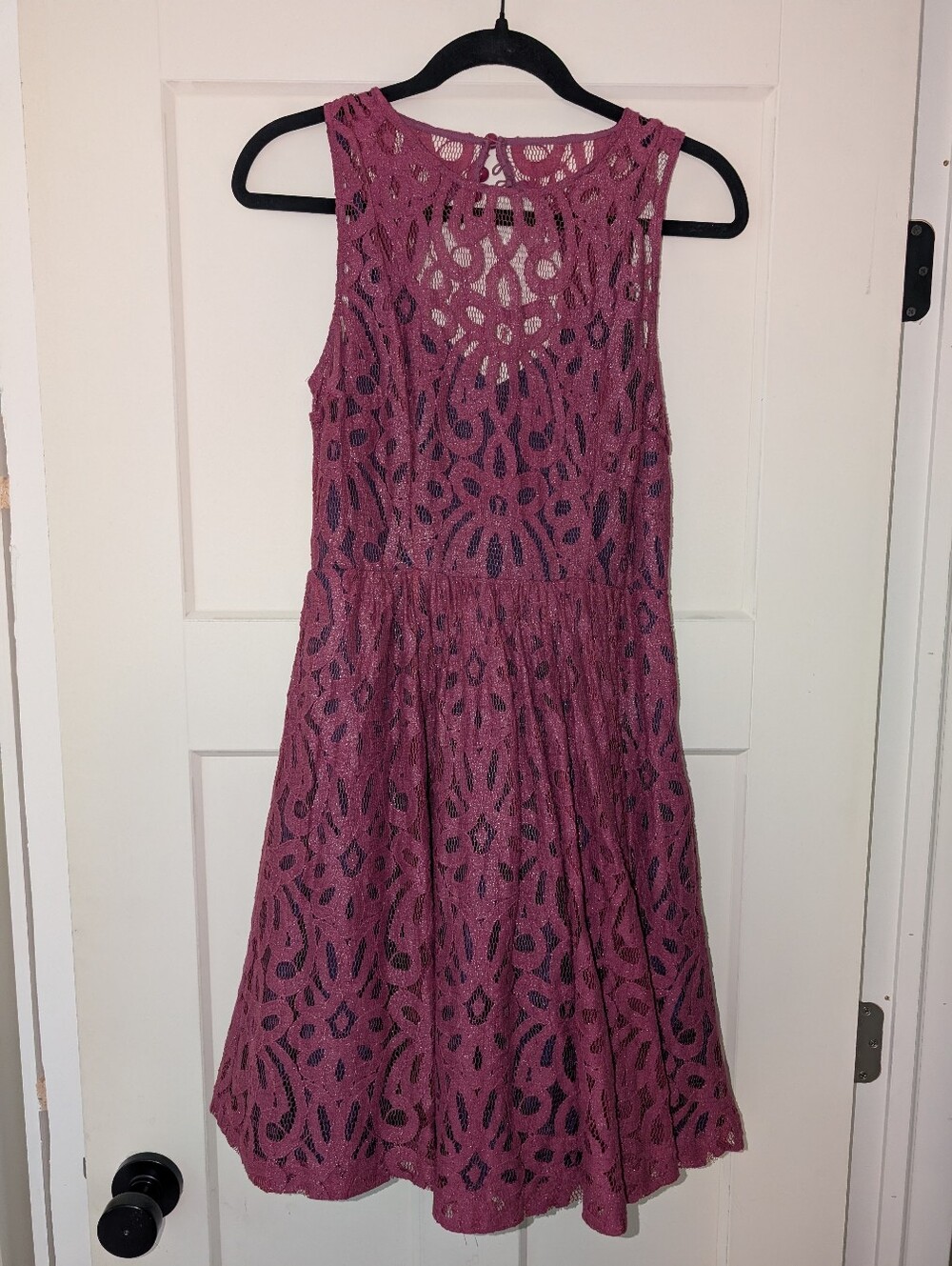 Anthropologie Tracy Reese Frock! Metallic Lace Dress